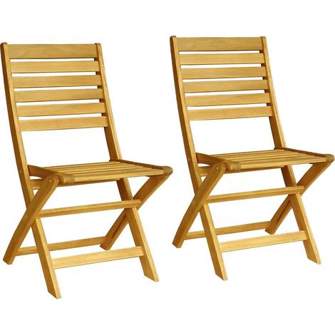 VERDELOOK Sedia Pieghevole Legno Garden (1/2)