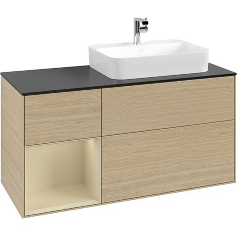 Villeroy & Boch F392HJPC Meuble sous-lavabo Finion F39 (1/3)