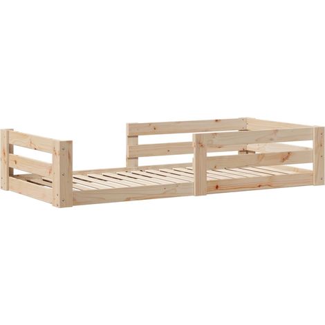 Massivholzbett ohne Matratze 100x200 cm Kiefernholz vidaXL