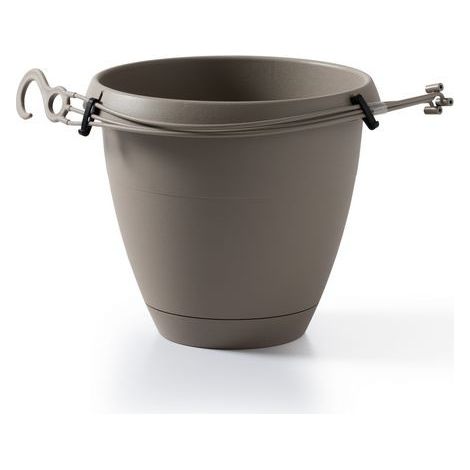 VASO PENSILE FLOW D.25 CM ANTRACITE (1/2)
