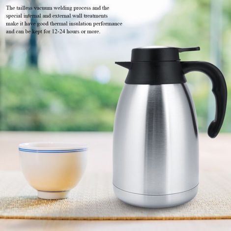 1 Bouteille isotherme,Acier inoxydable,1,5 L,Anticorrosion,Café,Thé,Eau,Extérieur (1/5)