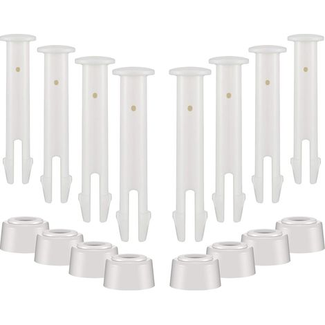30 Kunststoff-Poolverbinderstifte mit Dichtungen, Poolteile-Clips für ebenerdige Schwimmbecken, Ersatzteile, 6 cm (2,36 Zoll) (1/5)