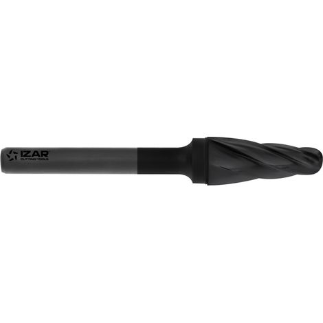 Fresa Rotativa Metal Duro Norma-Kel (L) Conica Redondeada - 9267 - 12,70X06,00 mm Dent.1 - AlTIN IZAR (1/4)