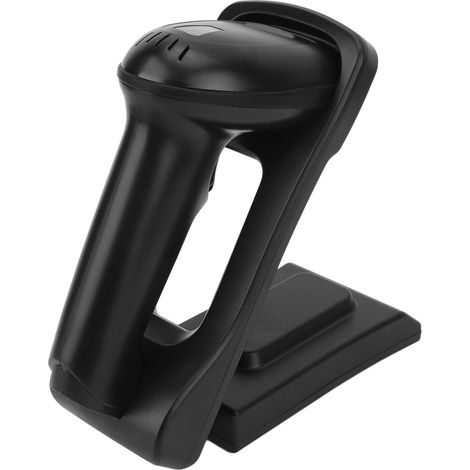 Lecteur de codes-barres portable sans fil 2,4 GHz avec chargement USB et support réglable (1/5)