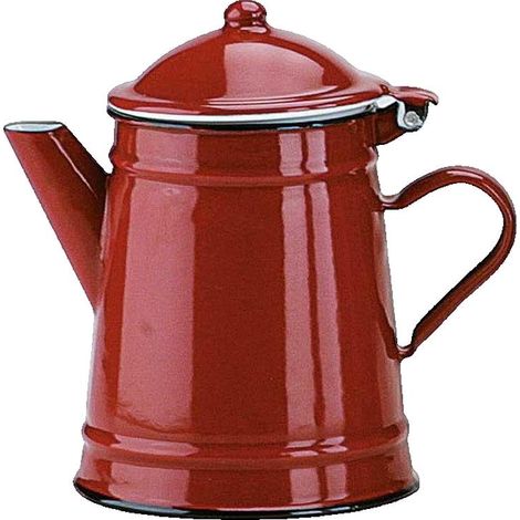 ibili Caffettiera conica rossa 0,5 litri durevole