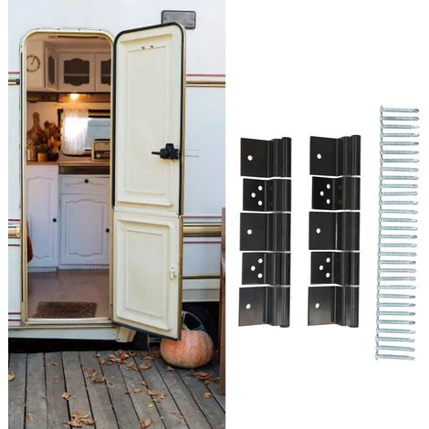 Kit de charnières à friction pour porte d'entrée de camping-car, caravane et camping-car. (1/5)
