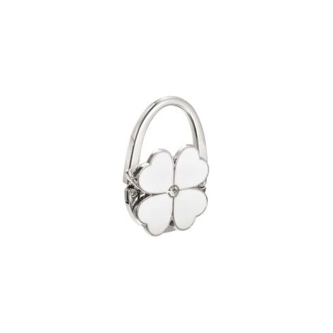 Gancio pieghevole per borsa - 6,2 x 4,4 cm (L x P) Gancio portatile in metallo per borsa, ideale per riporre una borsa da ufficio, decorazione pieghevole
