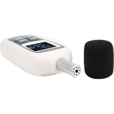 Digitales Schallpegelmessgerät MT-911A mit LCD-Anzeige (35 dB–135 dB) und Sprachtester für Geräuschpegel (1/5)