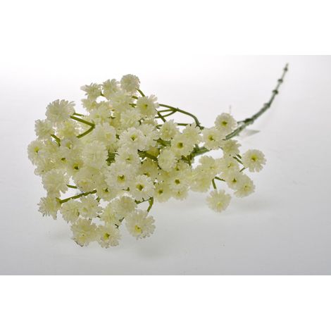 1 STELO DECORATIVO GYPSOPHILA CREMA 65CM FIORI ARTIFICIALI