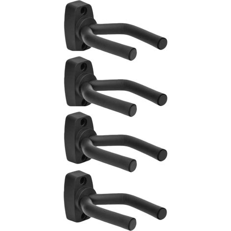 Support Mur Vertical Pour Baton De Baseball - Bras Réglables Rotatifs - Fixation Directe Au Mur - Noir - Lot De 4 (1/5)