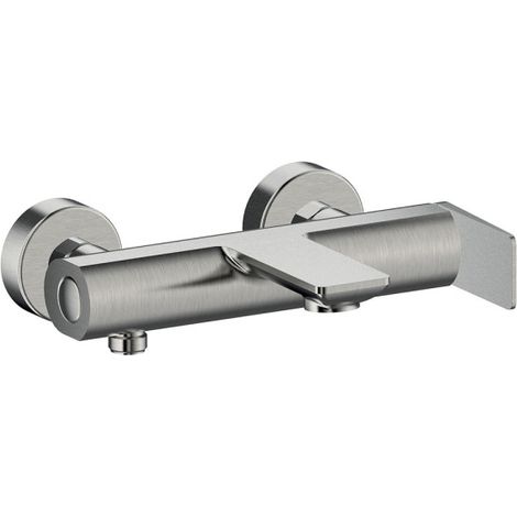 Mitigeur bain douche mural metal brosse - CRISTINA ONDYNA BA10777