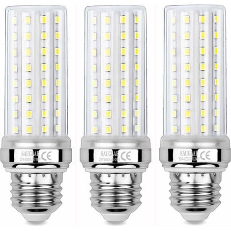 3 Pièces Ampoules de Maïs LED 20W, Équivalent 150W Ampoule Incandescente, 2300LM, 4000K Blanc Neutre,Ampoules à E27 Vis (1/5)