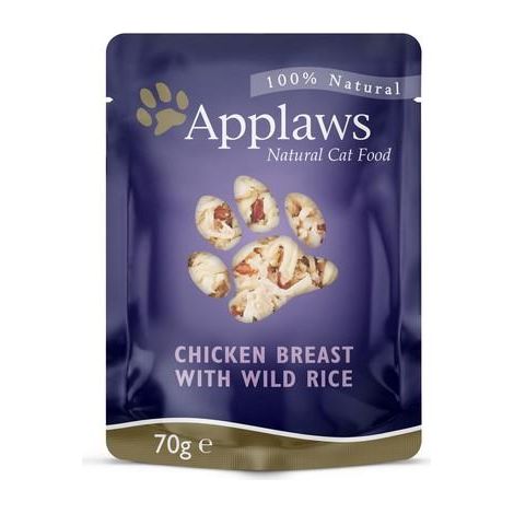 Applaws Cat Pouch Chicken Breast and Wild Rice 70g PK12 - 262812 (1/3)