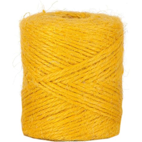 Piovaccari String Juta 2 Mm 100 Gr Colore Giallo