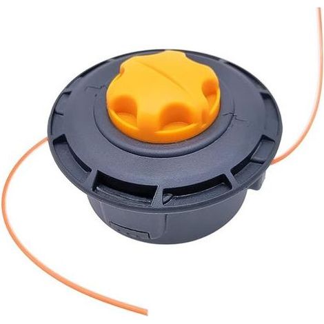 Tête de débroussailleuse M10 x 1,25 filetage gauche, double fil avec pointe automatique, bobine de fil nylon pour débroussailleuse à essence (1/5)