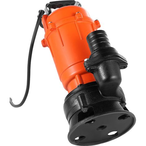 Pompe submersible 550W, 18000 L/h, corps en fonte, refoulement 2 pouces, hauteur max 10 m, pour eaux chargées et claires, piscine, jardin, bassin, cave, zones inondées. (1/5)