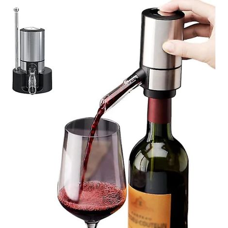 Aérateur de vin électrique, carafe à vin électrique, distributeur de vin automatique en un clic, cadeau idéal pour les amateurs de vin-AquaForge (1/3)