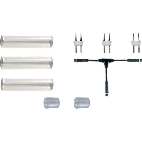 pack de raccordement - en t - souple - noir - festilight 90224-b