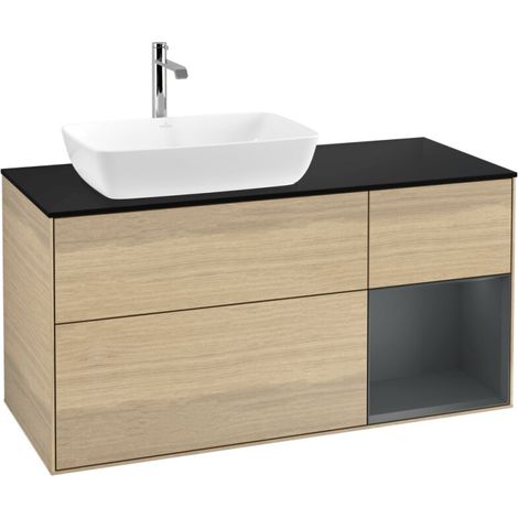 Villeroy & Boch F812HGPC Meuble sous-lavabo Finion F81 (1/2)