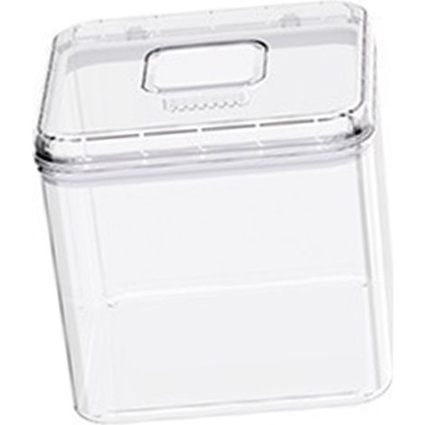 Récipient à riz étanche anti-insectes et anti-humidité avec couvercle à charnière, boîte de rangement en plastique résistant pour cuisine familiale, blanc (capacité 7,5 kg) (1/5)