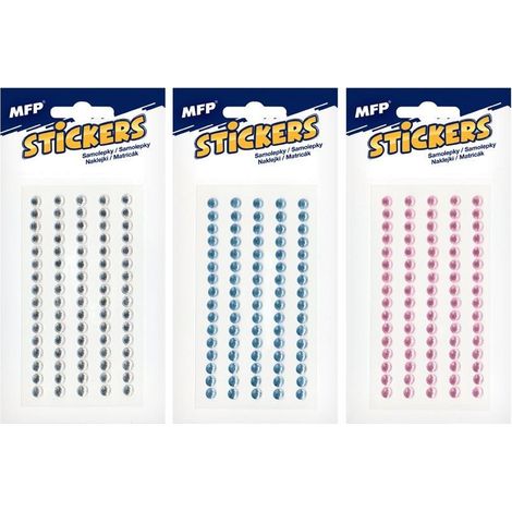 Aufkleber Kieselsteine 5 mm, Farbmischung 1101