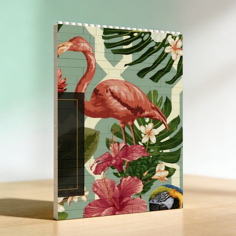 Cadre en blocs pour couples, cadeau romantique pour amoureux (1/5)