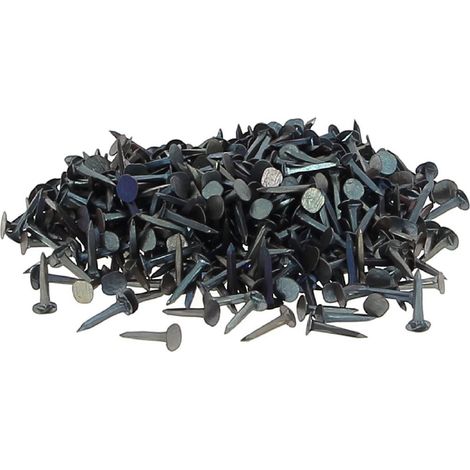 Secodir – Clou tapissier acier bleu Ø14 mm – Boîte de 200g (env. 450 clous) – Tête plate pour fixation sur châssis de meubles