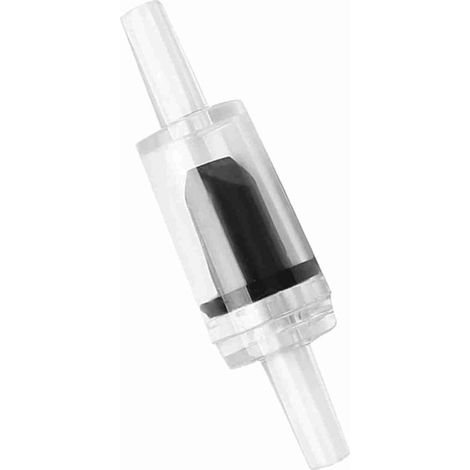 Lot de 10 clapets anti-retour unidirectionnels noirs pour pompe à air et oxygène d'aquarium. (1/5)
