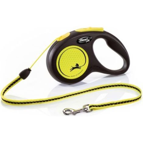 Flexi New Neon S Cordón (5m) Amarillo