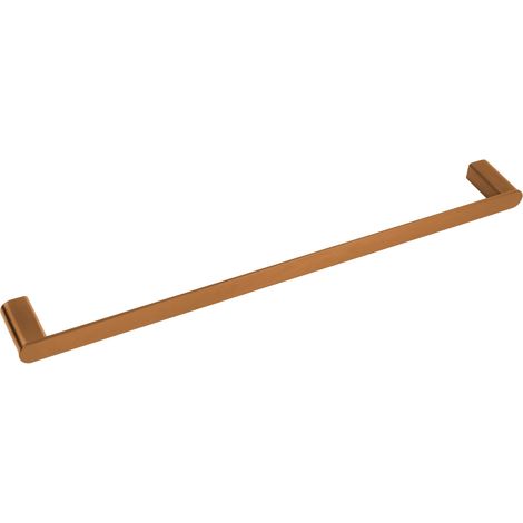 BALNEO - barre porte-serviettes en acier inox cuivré - porte-serviettes 60 cm QARX inoxydable - barre de salle de bain (1/3)