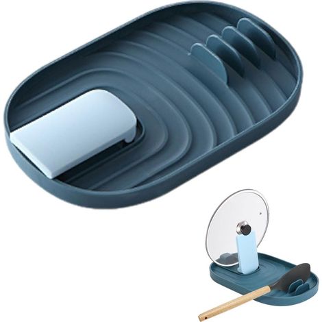 support d'ustensiles cuisine multifonctionnel couvercle casserole repos cuillère pour couvercles casseroles 1 pièce (1/5)