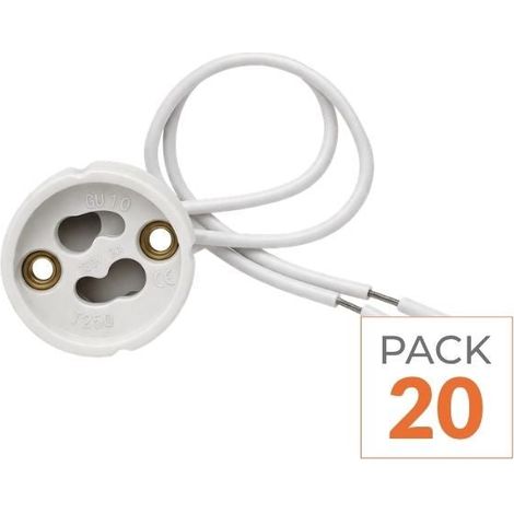 Douille GU10 (Pack de 20) - SILAMP