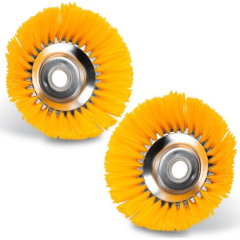 Nylon-Unkrautbürste – 2er-Pack Nylon-Bürstenköpfe, 25,4 x 200 mm (8 Zoll) – Unkrautbürste – Trimmer – Freischneider (1/5)