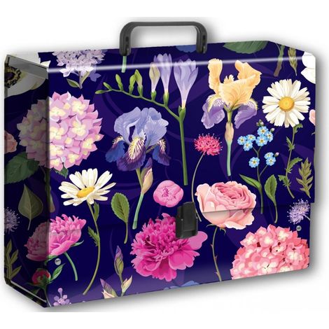 Cartella con maniglia B4 Jumbo Fiori Polacchi Ortensia