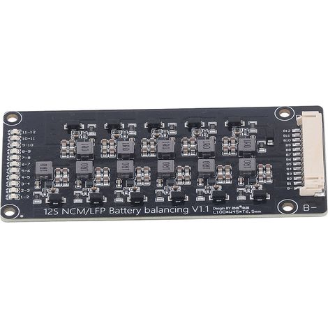 Universeller induktiver LFP-Batterieausgleicher, 1,2A Li-Ionen-Aktivbalancer für 12S, optimiert das Laden und verlängert die Batterielebensdauer. (1/5)