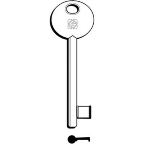 5 x SILCA 6P2S CHIAVE PATENT DISP NICHELATA