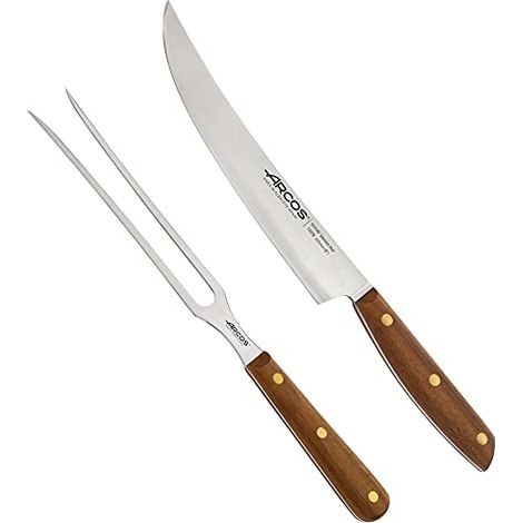 Set barbecue ARCOS Nordika da 2 pezzi con manico in legno (1/4)