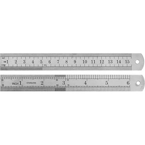 Règle En Acier - 150 cm - Pour Mesure Précise En Atelier Ou Chantier - 1 Pièce