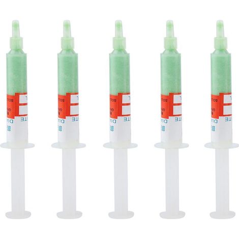 Yctze Ensemble de 5 Pièces de Pâte de Meulage et de Polissage Diamantée avec Grain W0,5-W40 - Idéal pour le Meulage, le Rodage, le Polissage et la Finition Fine (W14 (polissage (1/5)