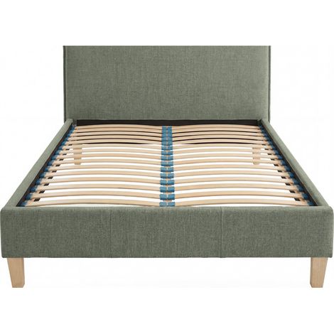 AMORE - Lit tissu lisse Vert 140x200cm (1/5)