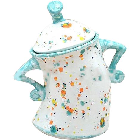 Pot de rangement humoristique avec attitude en résine, boîte décorative sur bureau pour cuisine et déco fête bleu ciel (1/4)