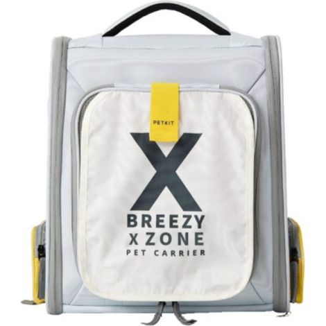 Mochila para transporte de animais de estimação Breezy xZone Pet Carrier Cinzento