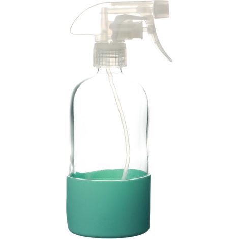 Botellas pulverizadoras de vidrio de 500 ml, juego de 2, reutilizables, con boquilla, aptas para productos de limpieza, plantas, etc., respetuosas con el medio ambiente. (1/5)