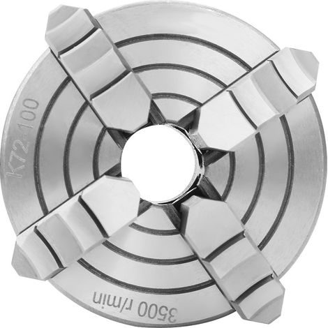 4-Zoll-SANOU-K72-100-Vierbackenfutter mit unabhängiger Schaltfunktion für Metalldrehmaschinen – Drehmaschinenzubehör (1/5)