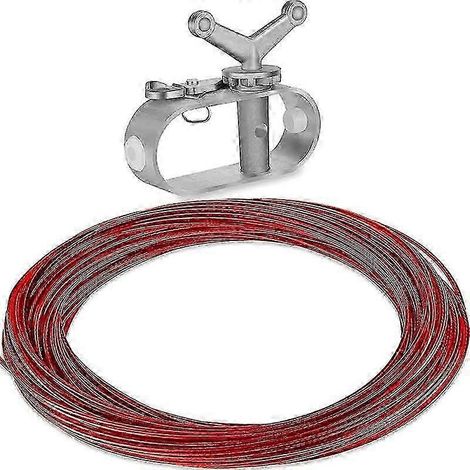 Kit de treuil pour couverture de piscine hors sol, câble de sécurité pour l'hivernage.