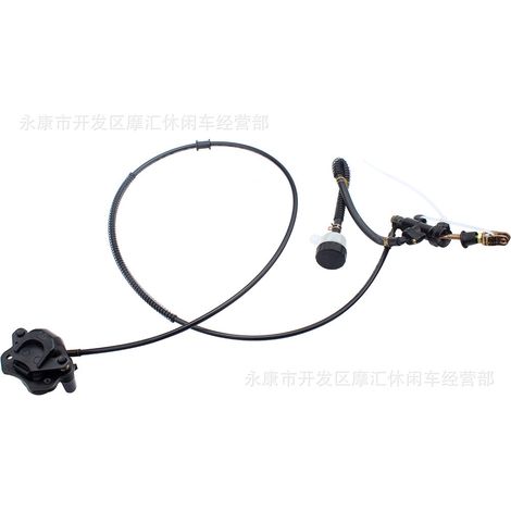 Dune off-road vehicle, four-wheel go-kart parts, 168CC ATV UTV rear foot brake assembly, caliper, upper and lower pumps (1/4)