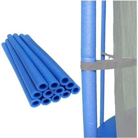 24er-Pack Schaumstoff-Schutzhüllen für Trampolinstangen, wasserdicht und UV-beständig, 25 mm Innendurchmesser, blau – 40 cm (1/5)