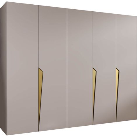 Armario Hartford 606, Cachemira, 202x250x52cm, Puertas de armario: Con bisagras, Número de estantes: 0 (1/5)