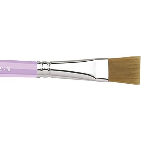 Pinceau Synthétique Plat Manche Court - Lilas - S/9921 N.02