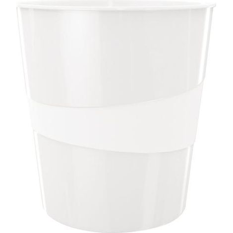 Leitz WOW Waste Bin 15L Polistirolo Bianco cestino (52781001) (1/2)